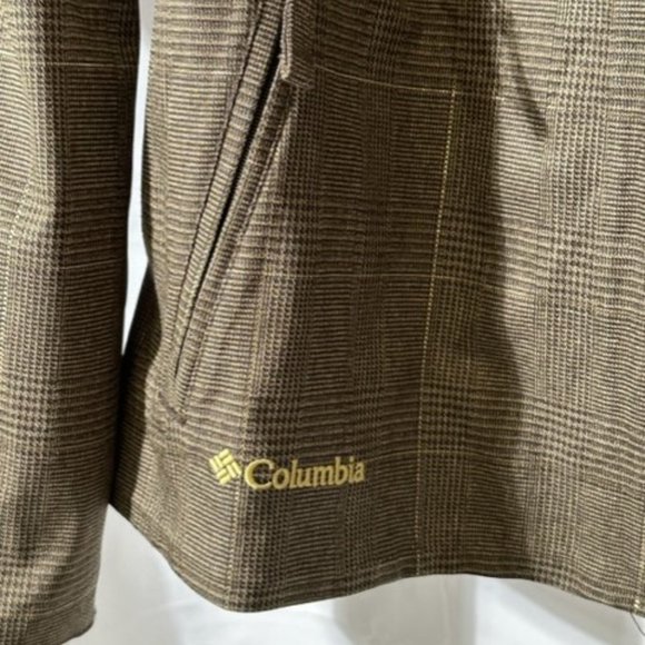 Columbia Convert Brown Gold Snow Jacket Sz L - Picture 3 of 13